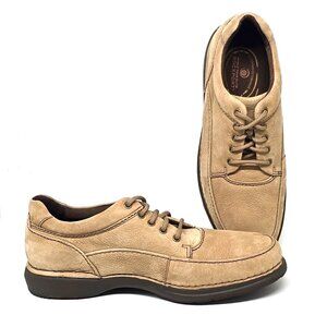 Rockport World Tour Elite Beige Leather Walking Shoes Men's Size 12M